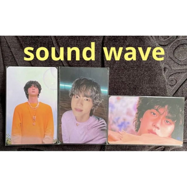 BTS jin astronaut ラキドロ soundwave 3枚セット BTS jin astronaut ラキドロ soundwave 3枚セット