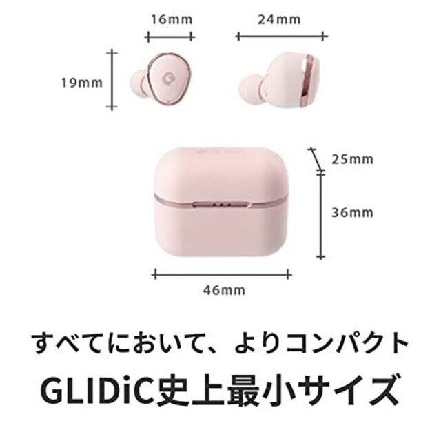 ヘッドフォン/イヤフォン 【在庫処分】GLIDiC SB-WS41-MRTW/PK(ベビー 