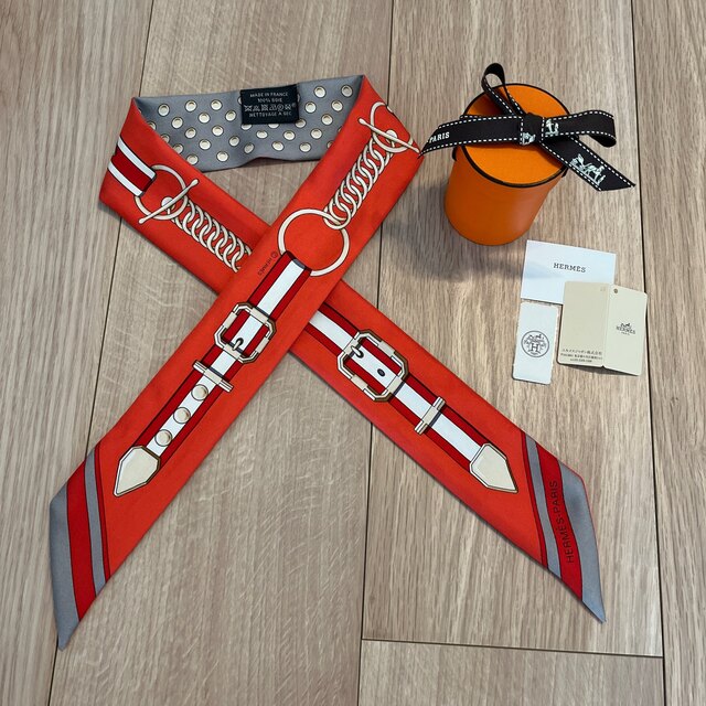 ツイリー　グラントゥララ　朱色　美品　エルメス　HERMES