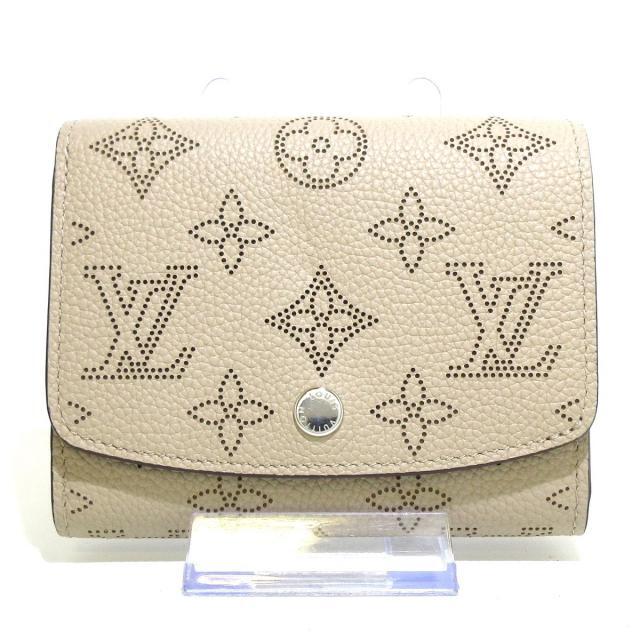 Louis Vuitton ルイヴィトン折り財布 マヒナ白