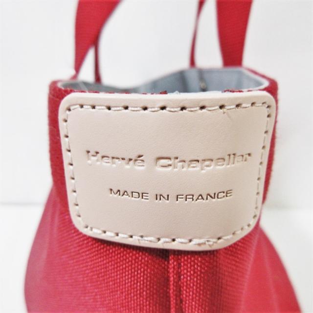 Herve Chapelier(エルベシャプリエ)のエルベシャプリエ トートバッグ レッド レディースのバッグ(トートバッグ)の商品写真