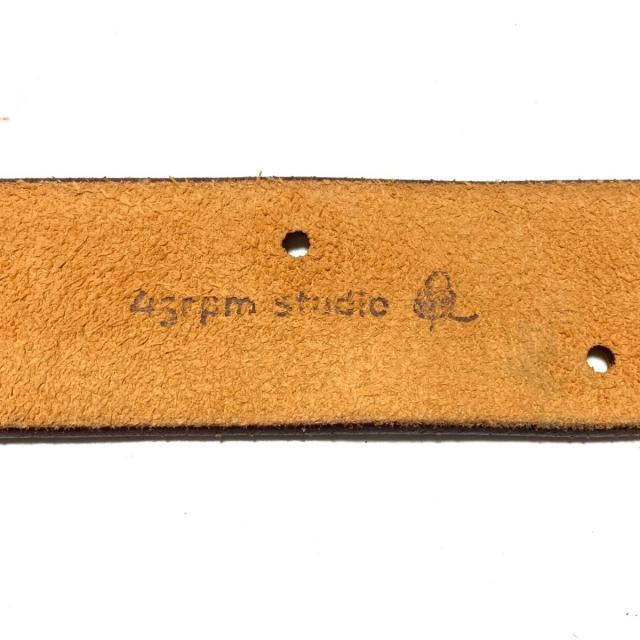 45rpm(フォーティーファイブアールピーエム)のフォーティーファイブアールピーエム - レディースのファッション小物(ベルト)の商品写真