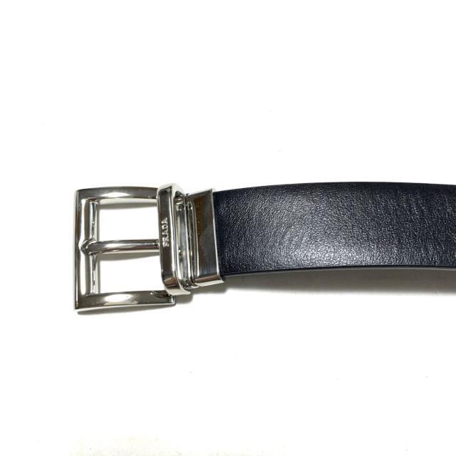 PRADA(プラダ)のPRADA(プラダ) ベルト - 黒×シルバー レディースのファッション小物(ベルト)の商品写真
