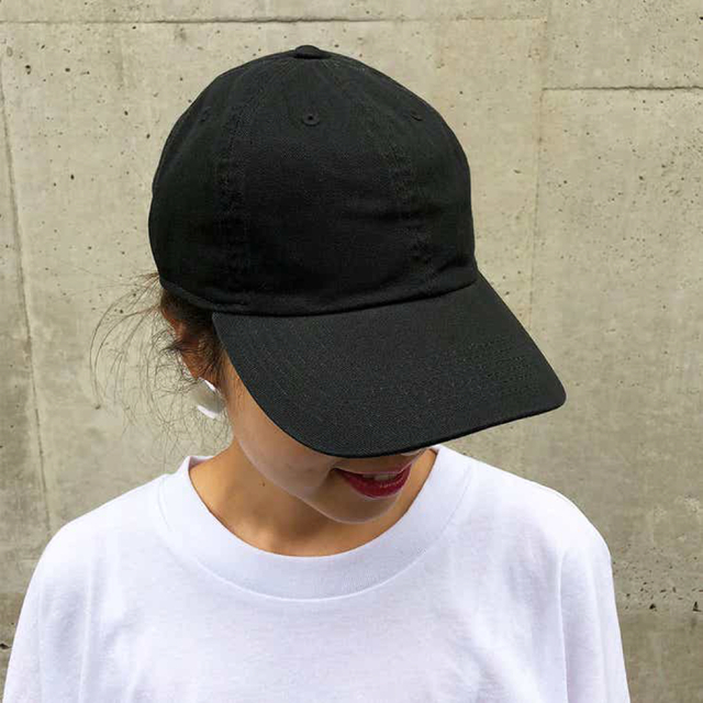 newhattan(ニューハッタン)の新品 ニューハッタン キャップ 帽子 cap レディースメンズ 黒 ブラック レディースの帽子(キャップ)の商品写真