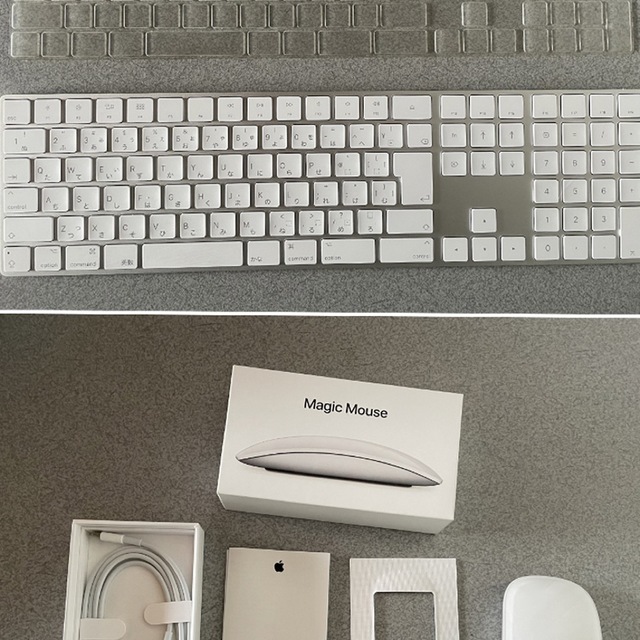有キー言語Magic keyboard･Digi-Tatoカバー・Magic Mouse2