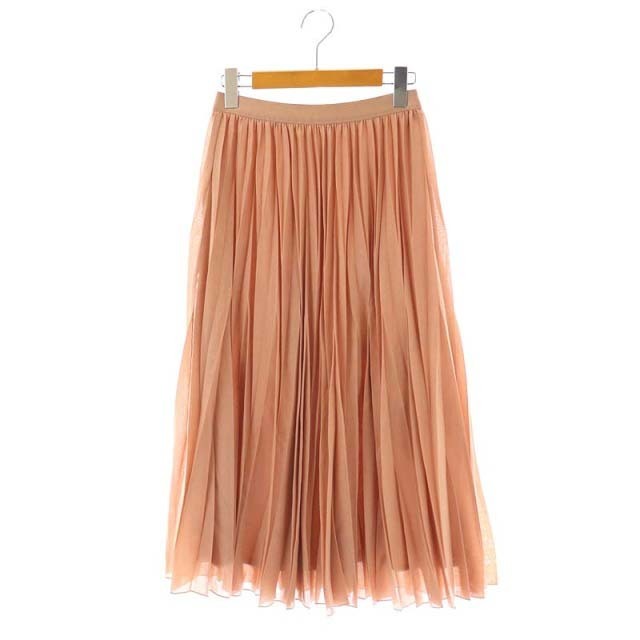 ANAYI(アナイ)のアナイ ANAYI プリーツスカート ロング ウール混 36 スモークピンク レディースのスカート(ロングスカート)の商品写真