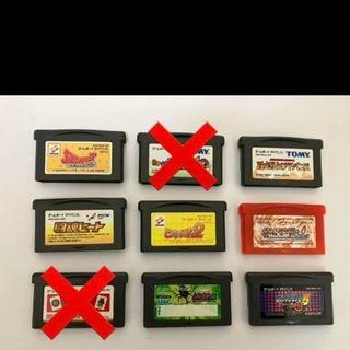 ゲームボーイ アドバンス ソフト GBA まとめ セット 9本(家庭用ゲームソフト)