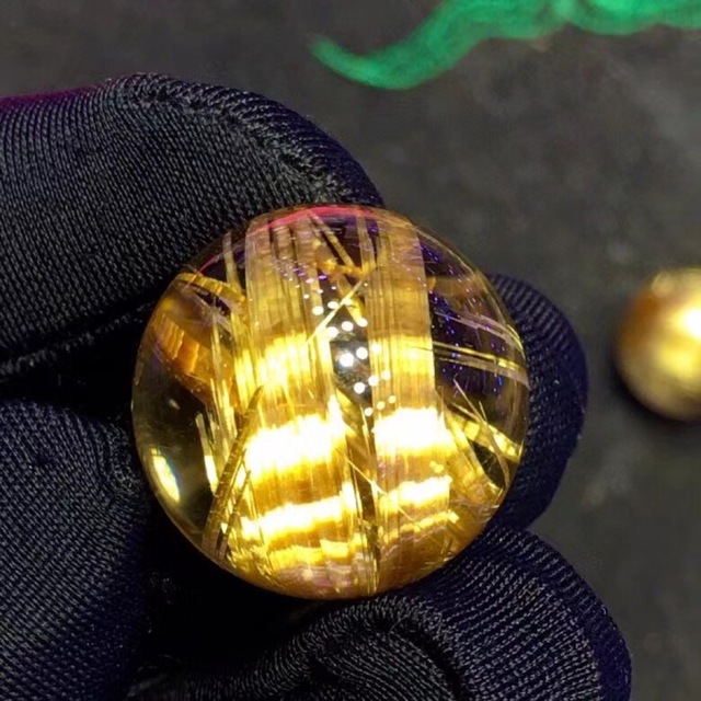 優れた品質 【天然】タイチンクオーツ 丸玉 18mm+5 各種パーツ - www