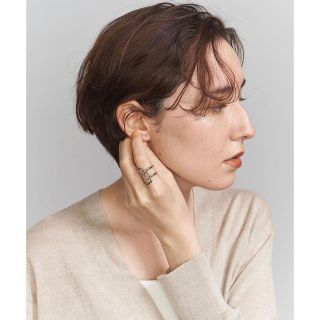 ビューティアンドユースユナイテッドアローズ(BEAUTY&YOUTH UNITED ARROWS)のビックヒネリクロスリング　beauty&youth unitedarrows(リング(指輪))