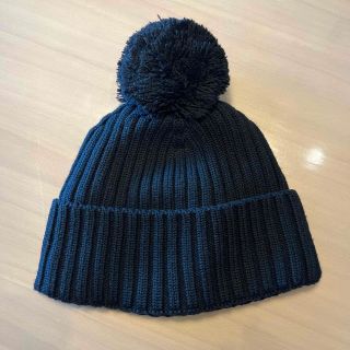 エムエムシックス(MM6)のMM6 ニット帽　ブラック Sサイズ(ニット帽/ビーニー)