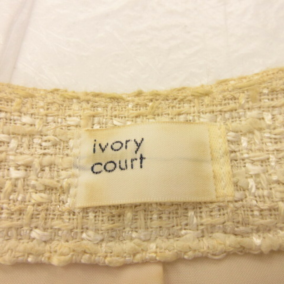 ivory court(アイボリーコート)のアイボリーコート ivory court ノーカラーコート ロング 七分袖 レディースのジャケット/アウター(ロングコート)の商品写真