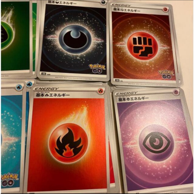 ポケモン(ポケモン)の基本エネルギー8種 エンタメ/ホビーのトレーディングカード(シングルカード)の商品写真