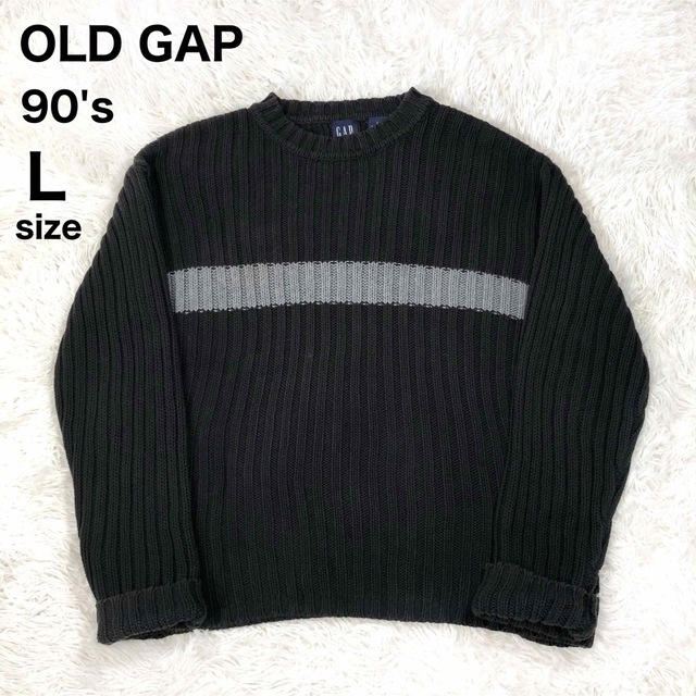 00s~ OLD GAP オールドギャップ 前V リブデザイン スウェット