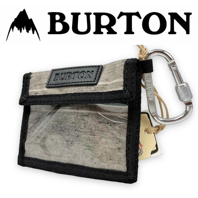 BURTON(バートン)の※新品※BURTON・バートン ジップ パス カラビナ付 ウォレット サラぺ柄 スポーツ/アウトドアのスノーボード(バッグ)の商品写真