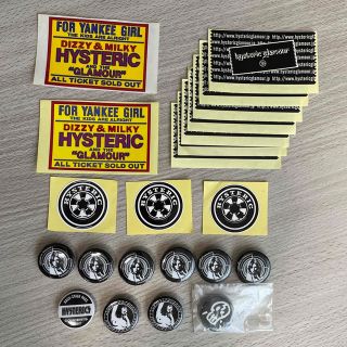 ヒステリックグラマー(HYSTERIC GLAMOUR)のヒステリックグラマー　ステッカー&缶バッチ(ノベルティグッズ)