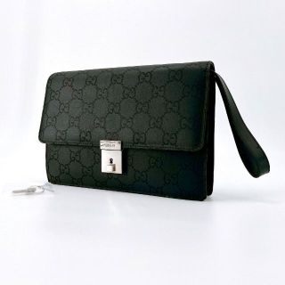 美品 GUCCI グッチ アニマリエ タイガー 453165 クラッチバッグ レザー