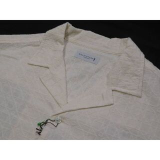 マッキントッシュ(MACKINTOSH)のマッキントッシュロンドン　高級半袖開襟シャツ　25,300円薄クリーム色　L(シャツ)