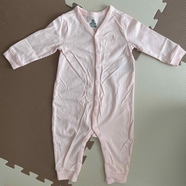 babyGAP(ベビーギャップ)のbaby GAP ボディオール ブラナンベア ピンク キッズ/ベビー/マタニティのベビー服(~85cm)(カバーオール)の商品写真