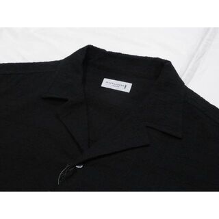 マッキントッシュ(MACKINTOSH)のマッキントッシュロンドン　高級半袖開襟シャツ　25,300円 黒　L(シャツ)