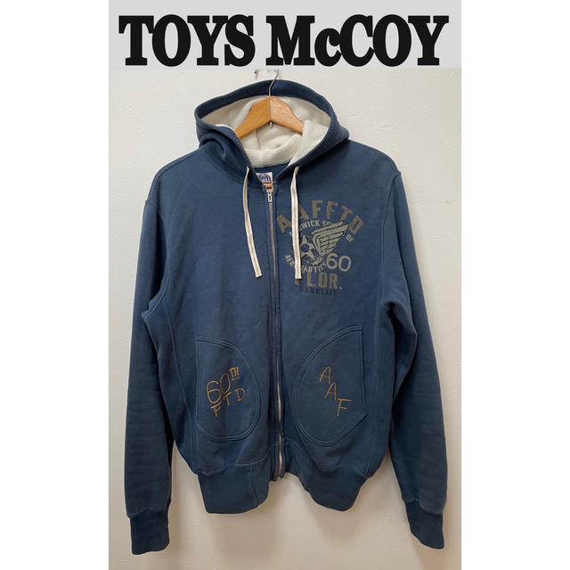 TOYS McCOYトイズマッコイ　ジップアップパーカー　ネイビー　L