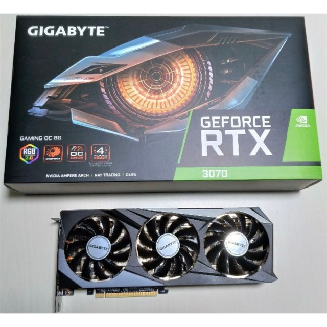 Gigabyte Gaming OC RTX 3070 8GB スマホ/家電/カメラのPC/タブレット(PCパーツ)の商品写真