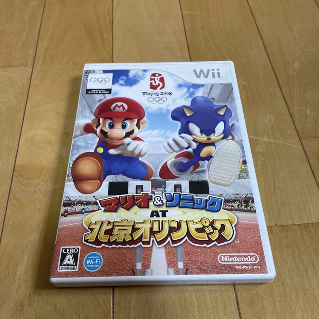 Wii(ウィー)のマリオ＆ソニック AT 北京オリンピック Wii エンタメ/ホビーのゲームソフト/ゲーム機本体(家庭用ゲームソフト)の商品写真