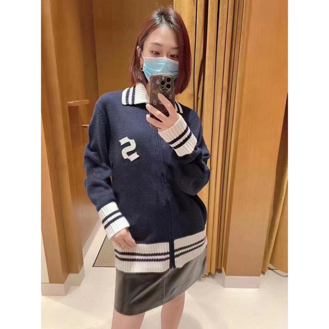 Sandro - ❤️Sandro22 秋冬新作新品 紺 ニット セーター オシャレの