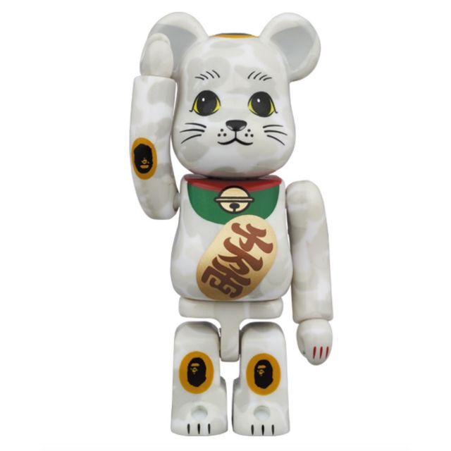 BAPE BE@RBRICK 招き猫＆達磨 開運 100% 2パック 白赤 新品