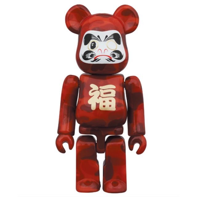 BAPE BE@RBRICK 招き猫＆達磨 開運 100% 2パック 白赤 新品 www ...