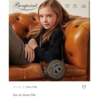 Bonpoint - 【Bonpoint】ボンポワンAW22-23 チェリー・ショルダー