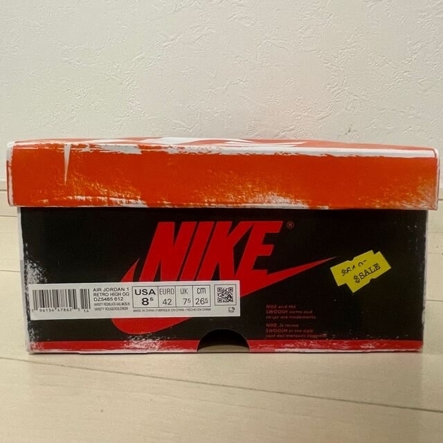 正規品 Nike Air Jordan 1 hi og シカゴ 26.5cm