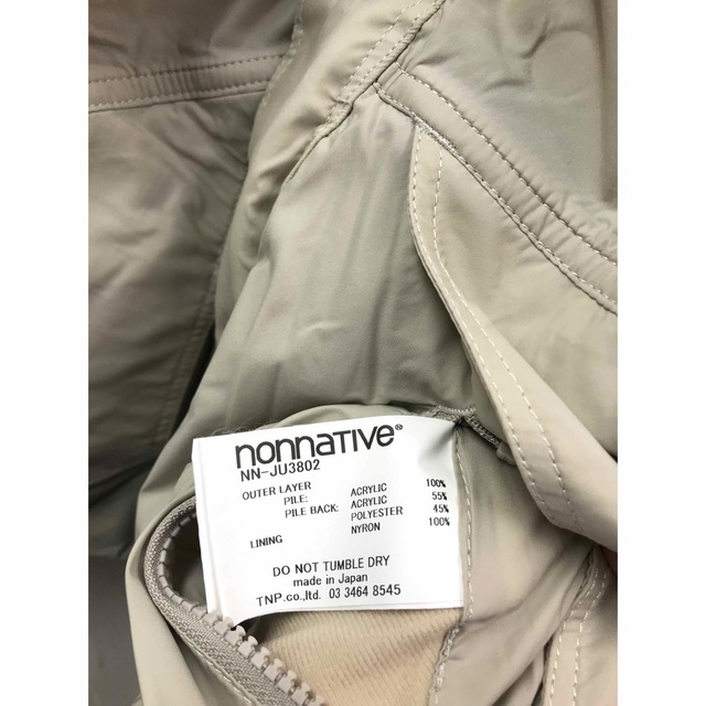 nonnative ノンネイティブ リバーシブルジップアップブルゾン