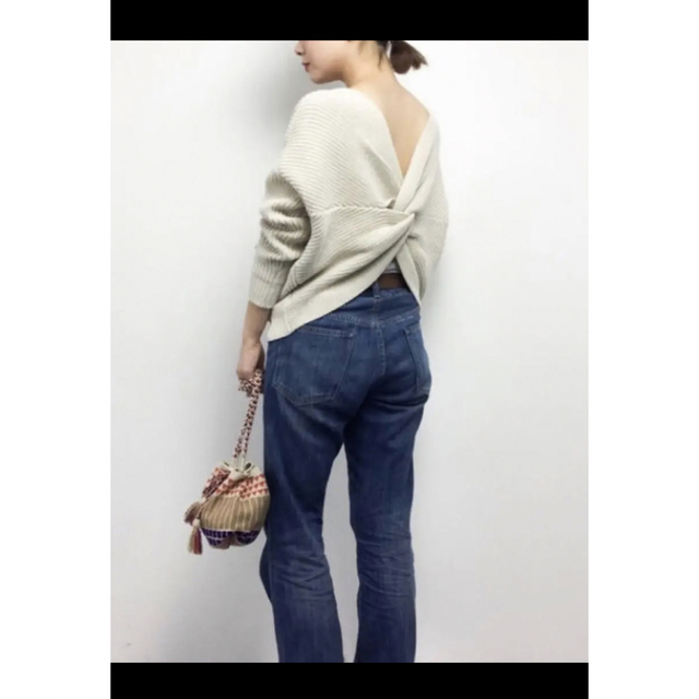 TODAYFULバッククロスニット