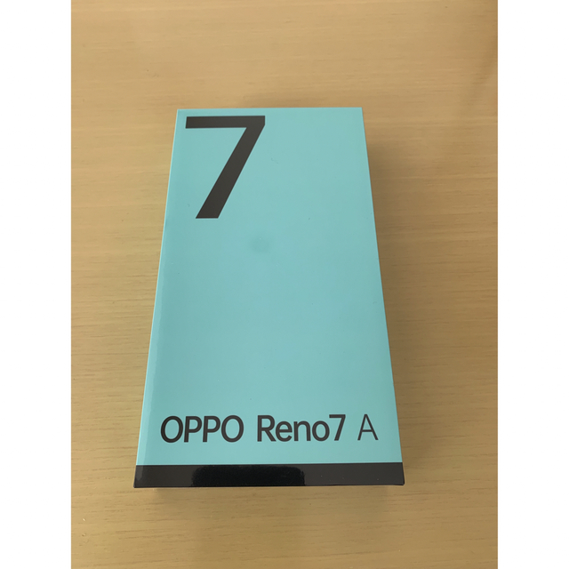 スマートフォン本体【新品/未開封】OPPO Reno7 A ドリームブルー