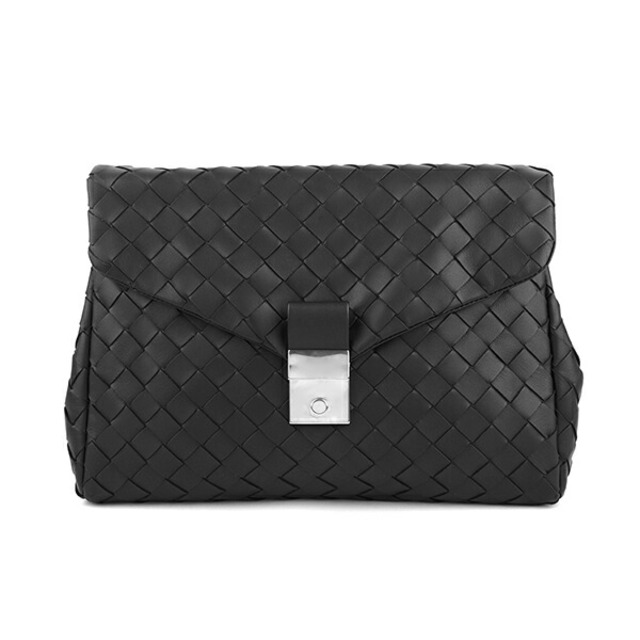 新品 ボッテガヴェネタ BOTTEGA VENETA クラッチバッグ スモールドキュメントケース ブラック