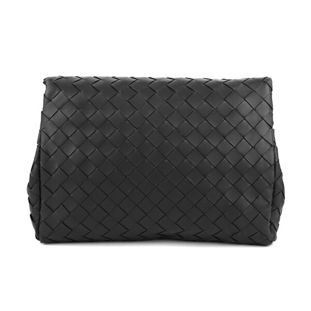 新品 ボッテガヴェネタ BOTTEGA VENETA クラッチバッグ ナッパ スモール ドキュメントホルダー ブラック