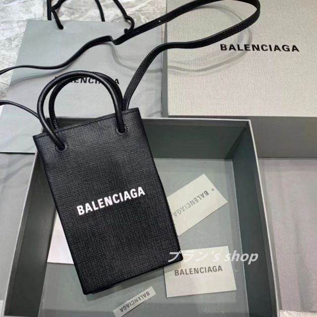 毎日の定番☆BALENCIAGA☆SHOPPINGフォンフォルダーバッグ - vietvsp.com