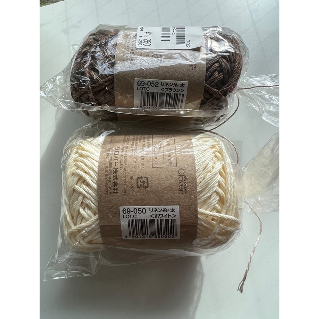 リネンコットン糸　クロバー ハンドメイドの素材/材料(生地/糸)の商品写真