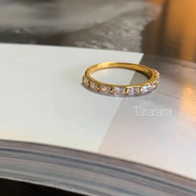 たまゆら 様♡  ●stainless Czhalfeternity ring● レディースのアクセサリー(リング(指輪))の商品写真