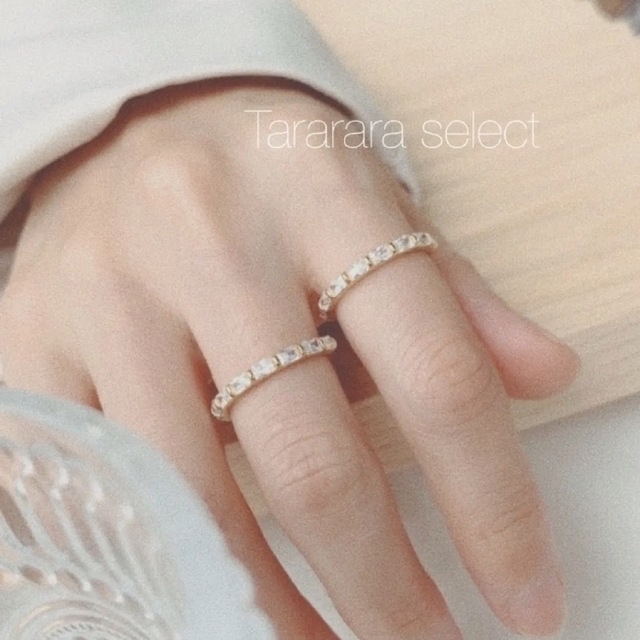 たまゆら 様♡  ●stainless Czhalfeternity ring● レディースのアクセサリー(リング(指輪))の商品写真