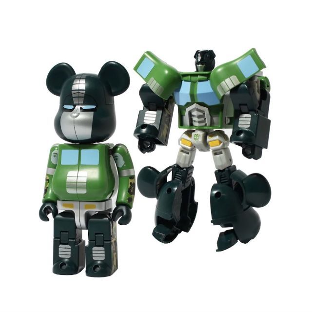 BE@RBRICK BAPE TRANSFORMER OPTIMUS GREEN