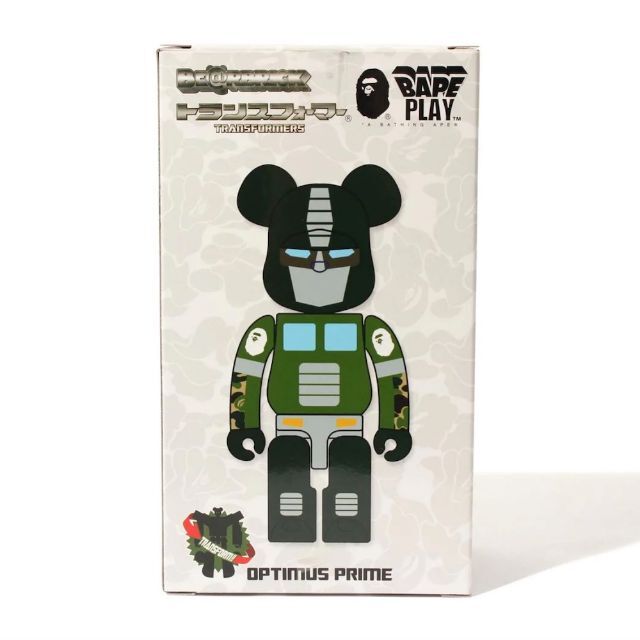 A BATHING APE(アベイシングエイプ)のBAPE トランスフォーマー コラボ BE@RBRICK 200% GREEN エンタメ/ホビーのフィギュア(その他)の商品写真