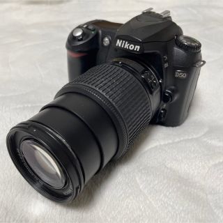 ニコン(Nikon)の【ジャンク】ニコンD50本体とズームレンズ55-200mm【撮影不能】(デジタル一眼)