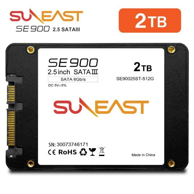 【SUNEAST】2.5インチ 内蔵SSD 2TB 新品！ スマホ/家電/カメラのPC/タブレット(PCパーツ)の商品写真