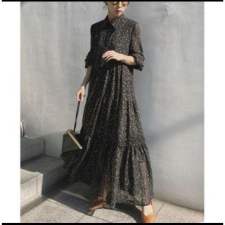 アメリヴィンテージ(Ameri VINTAGE)のAmeri VINTAGE TWINKLE WIDENING DRESS(ロングワンピース/マキシワンピース)