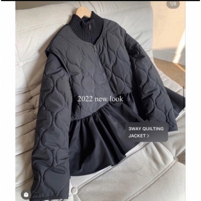 【新品未使用】3way quilting jacket
