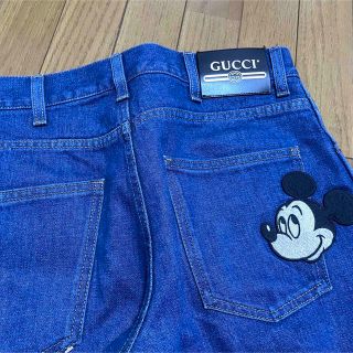 グッチ(Gucci)の期間限定●GUCCIグッチ×Disneyミッキーアップリケデニム30(デニム/ジーンズ)