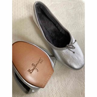 素晴らしい外見 フランス製 サイズ38 フラットシューズ bagllerina 黒