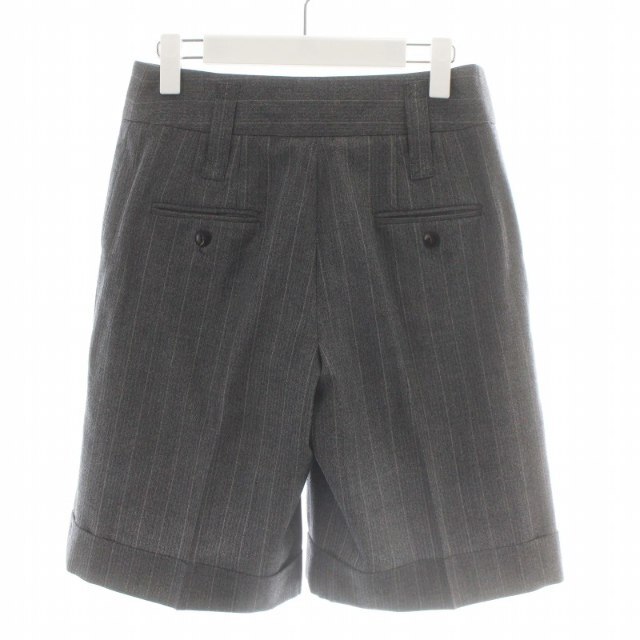 国内正規品 Max Mara Studio ショートパンツ ジップフライ 38 M グレー