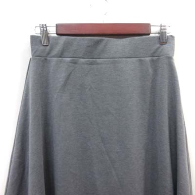 Discoat(ディスコート)のディスコート フレアスカート ミモレ ロング M グレー /YI レディースのスカート(ロングスカート)の商品写真
